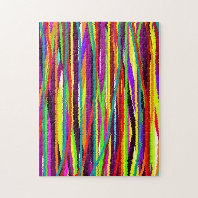 Impossible Striped Jigsaw Puzzle (Vertical)