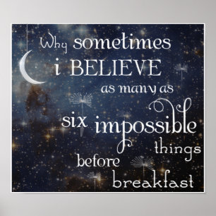 Impossible Things Stars 2 Poster or Print