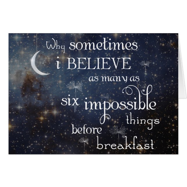 Impossible Things Stars Card (Front Horizontal)