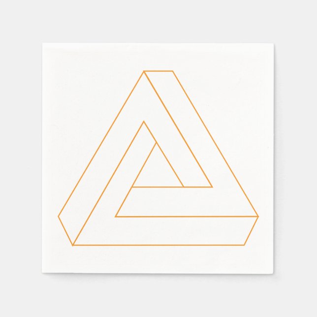 Impossible Triangle Napkins (Front)