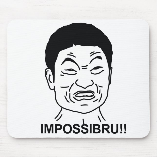 Impossibru Mouse Pad (Front)