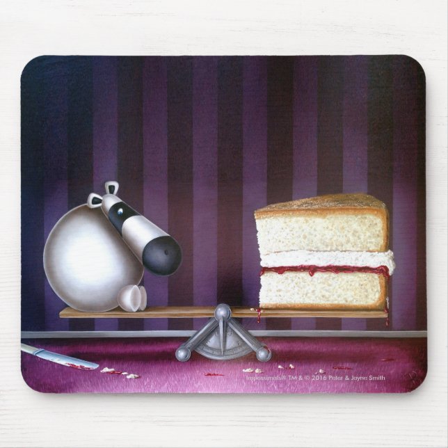 Impossimal© - 'A Balanced Diet' Mouse Pad (Front)