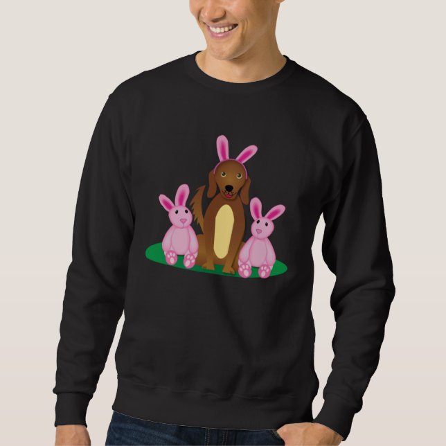 Imposter bunny  Easter Apparel Sweatshirt (Front)