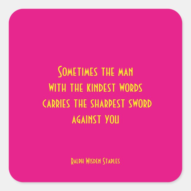 Impostor Square Sticker (Front)