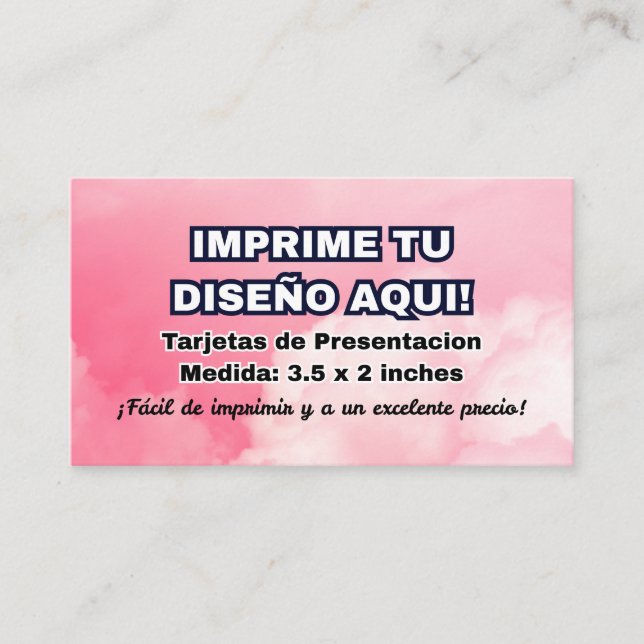 Impresio para Tarjetas de Presentacion Imprime Business Card (Front)