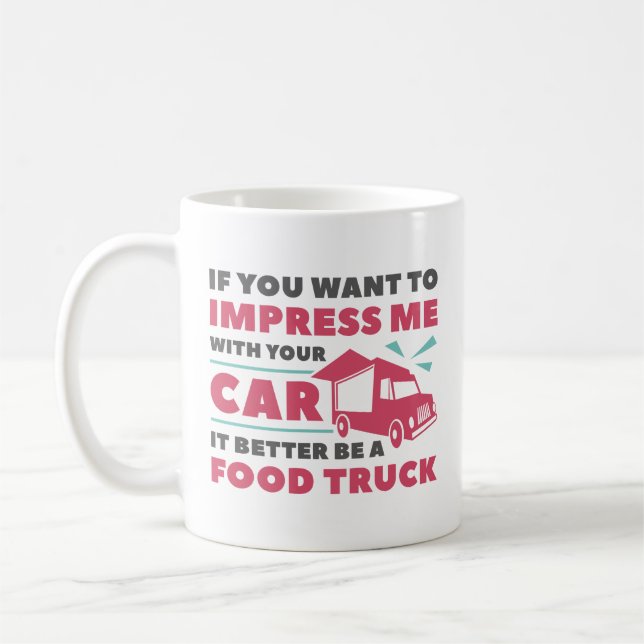 Impress Food Truck Coffee Mug (Left)
