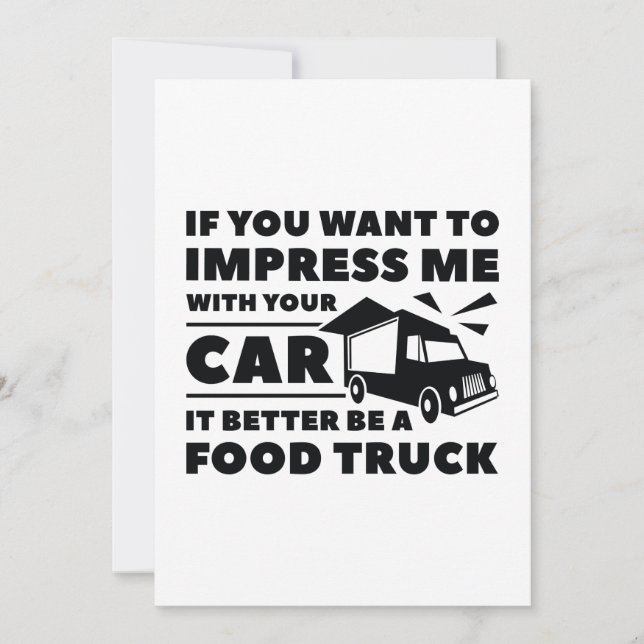 Impress Food Truck Thank You Card (Front)