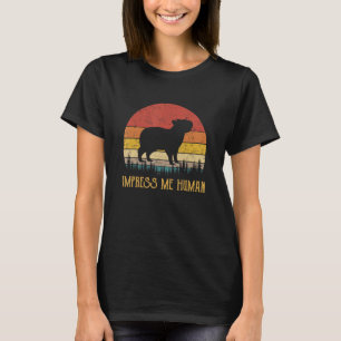 Impress Me Human Cute Capybara Funny Rodent Animal T-Shirt