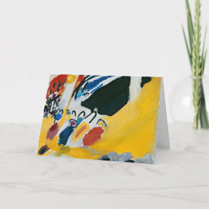 Impression III (Concert) by Wassily Kandinsky Card