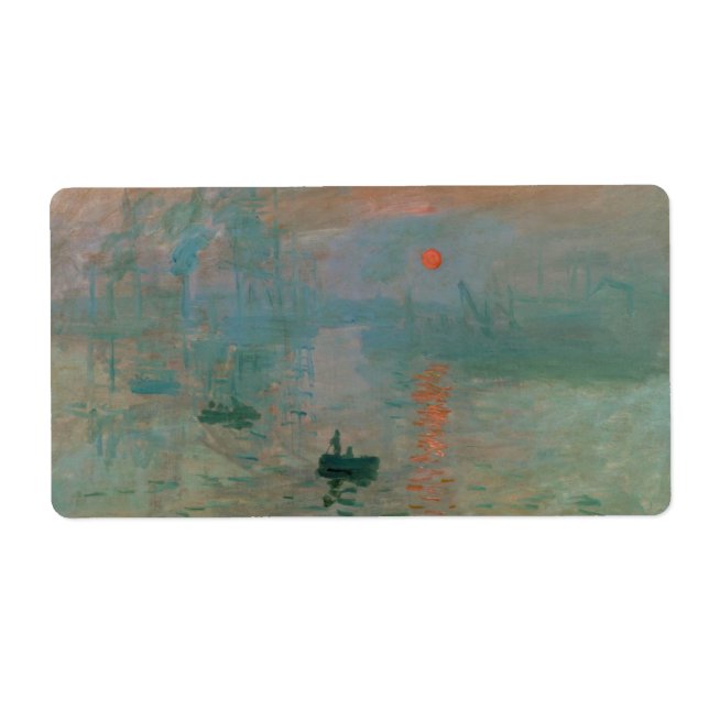 Impression, Soleil Levant by Claude Monet 1872 (Front)