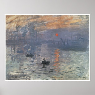 Impression-Sunrise, 1872 Poster