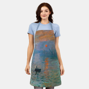 Impression Sunrise by Claude Monet        Apron