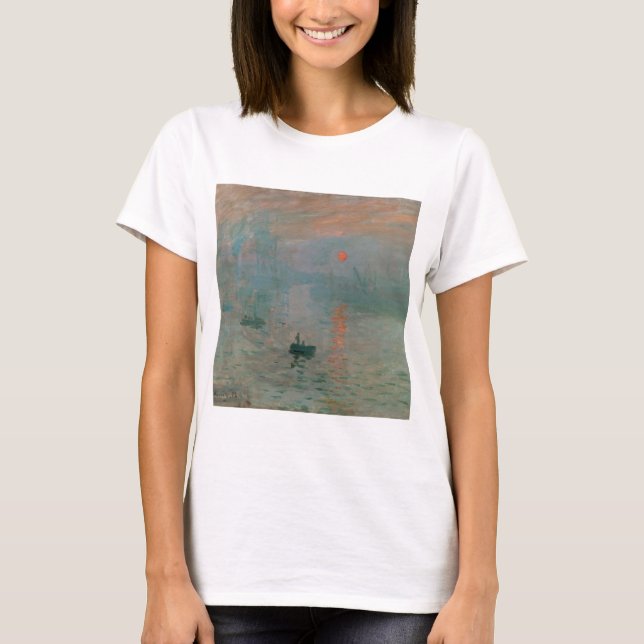 Impression, Sunrise by Claude Monet T-Shirt (Front)