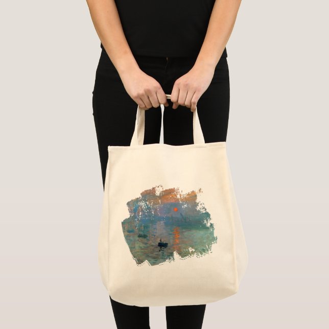 Impression Sunrise by Claude Monet Tote Bag (Front (Product))