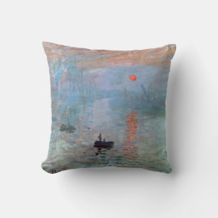 Impression, Sunrise, Claude Monet, 1872 Cushion