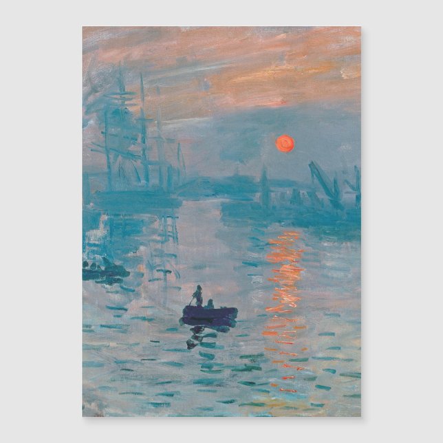Impression Sunrise claude monet impressionist (Front)