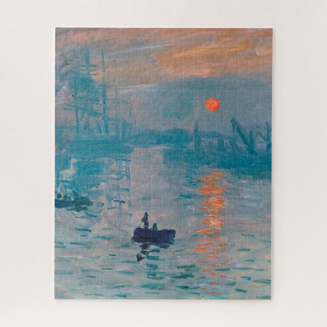 Impression Sunrise claude monet impressionist Jigsaw Puzzle (Vertical)