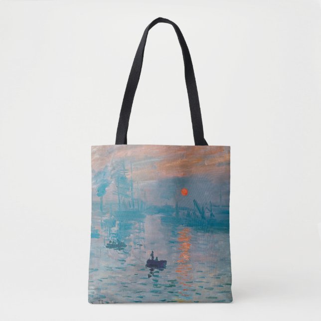 Impression Sunrise claude monet impressionist Tote Bag (Front)