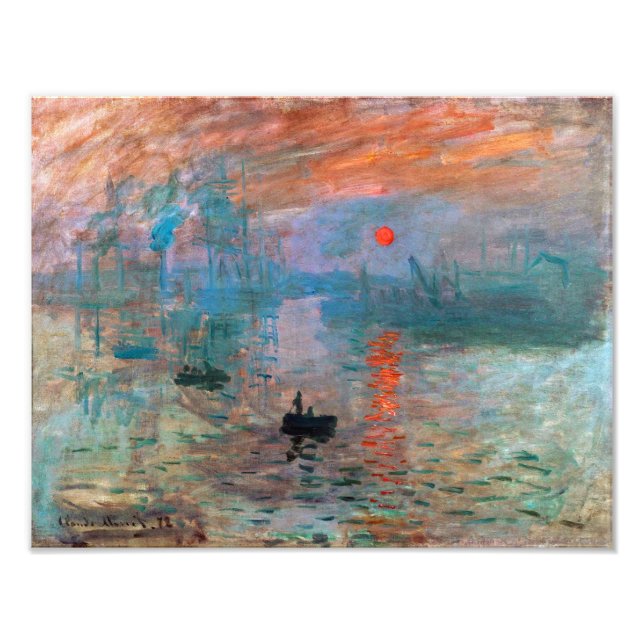Impression, Sunrise | Claude Monet | Photo Print (Front)