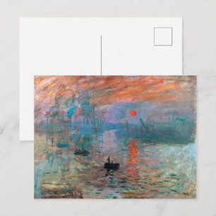 Impression, Sunrise   Claude Monet   Postcard