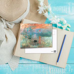 Impression, Sunrise, Monet Fine Art Postcard