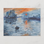 Impression, Sunrise Postcard<br><div class="desc">By Claude Monet</div>