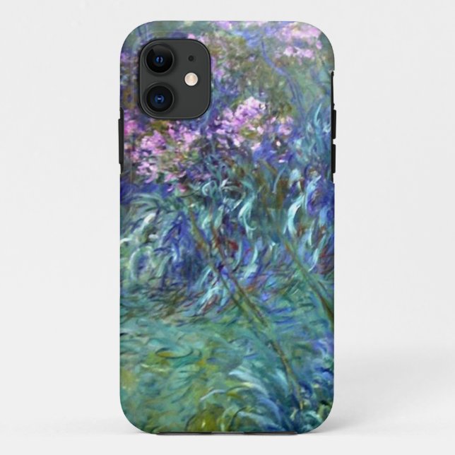 Impressionism Agapanthus Flowers by Monet Case-Mate iPhone Case (Back)