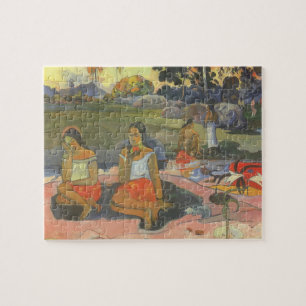 Impressionism by Gauguin, Delightful Drowsiness Jigsaw Puzzle