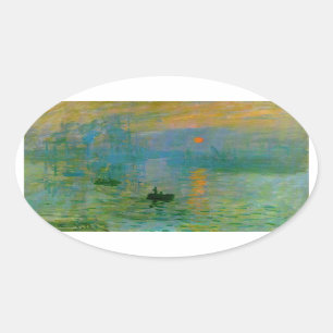 Impressionism Colours at Sunrise Sticker