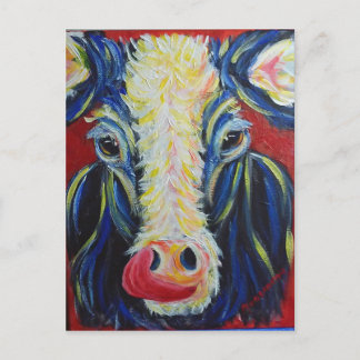 Impressionism Post Impressionism Cow Farm Animals Postcard