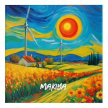 Impressionism Solar and Wind Power