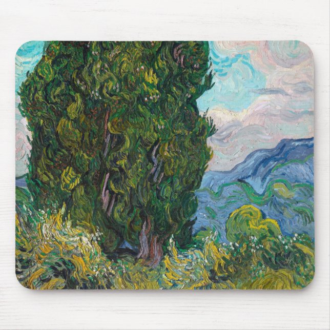 Impressionism Vincent Van Gogh Famous Visual Arts Mouse Pad (Front)