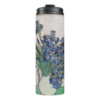 Impressionism Vincent Van Gogh Irises Famous Visua Thermal Tumbler