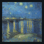 Impressionism Vincent Van Gogh Starry Night Over P Faux Canvas Print<br><div class="desc">Impressionism Vincent Van Gogh Starry Night Over the Rhone Painting features a great example of artistry. This Impressionism Vincent Van Gogh Starry Night Over the Rhone Painting reflects the essence of the artist and the time period created in. Perfect for art enthusiast of all ages, our Impressionism Vincent Van Gogh...</div>