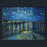 Impressionism Vincent Van Gogh Starry Night Over Poster<br><div class="desc">Impressionism Vincent Van Gogh Starry Night Over the Rhone Painting features a great example of artistry. This Impressionism Vincent Van Gogh Starry Night Over the Rhone Painting reflects the essence of the artist and the time period created in. Perfect for art enthusiast of all ages, our Impressionism Vincent Van Gogh...</div>