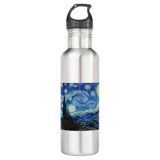Impressionism Vincent Van Gogh Starry Starry Night 710 Ml Water Bottle