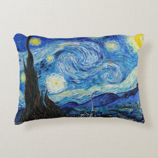 Impressionism Vincent Van Gogh Starry Starry Night Decorative Cushion