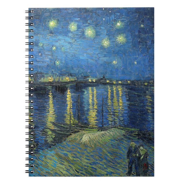Impressionism Vincent Van Gogh Starry Starry Night Notebook (Front)