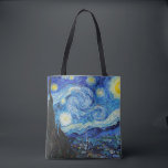 Impressionism Vincent Van Gogh Starry Starry Night Tote Bag<br><div class="desc">Impressionism Vincent Van Gogh Starry Starry Night Meaning Famous Visual Arts Design features a great example of expressionism artwork. This Impressionism Vincent Van Gogh Starry Starry Night Meaning Famous Visual Arts Design reflects the essence of the artist and the time period created in. Perfect for art enthusiast of all ages,...</div>