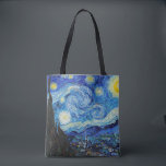 Impressionism Vincent Van Gogh Starry Starry Night Tote Bag<br><div class="desc">Impressionism Vincent Van Gogh Starry Starry Night Meaning Famous Visual Arts Design features a great example of expressionism artwork. This Impressionism Vincent Van Gogh Starry Starry Night Meaning Famous Visual Arts Design reflects the essence of the artist and the time period created in. Perfect for art enthusiast of all ages,...</div>