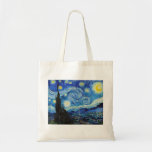 Impressionism Vincent Van Gogh Starry Starry Night Tote Bag<br><div class="desc">Impressionism Vincent Van Gogh Starry Starry Night Meaning Famous Visual Arts Design features a great example of expressionism artwork. This Impressionism Vincent Van Gogh Starry Starry Night Meaning Famous Visual Arts Design reflects the essence of the artist and the time period created in. Perfect for art enthusiast of all ages,...</div>