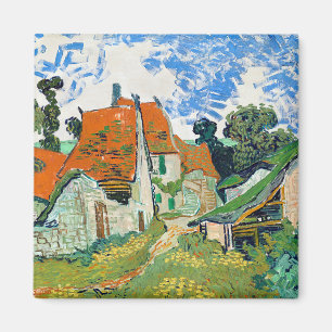 Impressionism Vincent Van Gogh Street in Auvers Magnet
