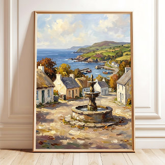 Impressionist Autumn Canvas Wall Art Print