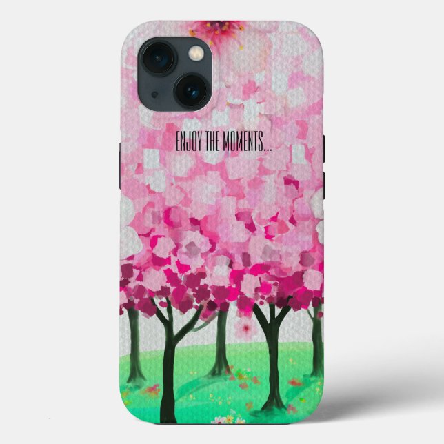 Impressionist cherry blossoms Case-Mate iPhone case (Back)