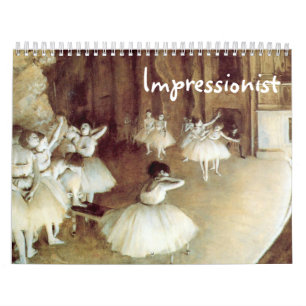Impressionist Custom Printed Calendar