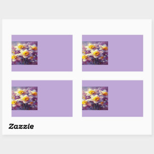 Impressionist Daffodil Floral Organisation Labels