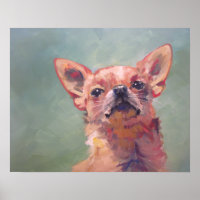 Impressionist Fine Art Chihuahua Painting