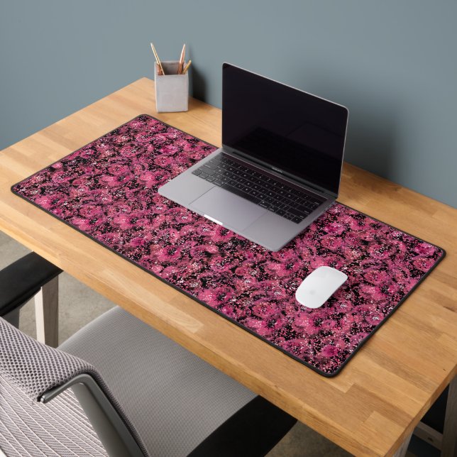Impressionist Floral Art Desk Mat (Office 2)