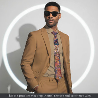 Impressionist Floral Medley Necktie