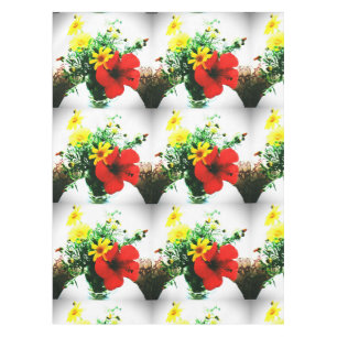 impressionist flowers art design tablecloth